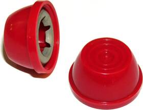 Quadrapoint 429534085025 Hub Caps For Bike/trikes Compatible With Popular Red Wagon Brand - Fits 3/8 A