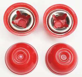 Quadrapoint 705353553479 Hub Cap Replacement Compatible With Popular Red Wagon Brand Classic