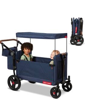 Radio Flyer 042385117737 Foldable Wagon- Blue- Brand New 349 Retail