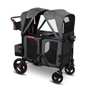Radio Flyer 042385131481 Voya Xt Stroller Wagon 2 Seater For Kids - Gray