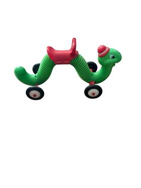Radio Flyer 09877654 Vintage Inchworm Classic Bounce And Go Ride On Red Green 3ft