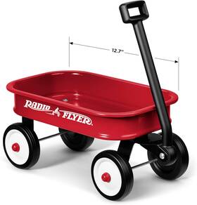 Radio Flyer 313095826814 Kids 12.5 Inch Little Red Toy Wagon Small Decor