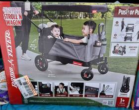 Radio Flyer 3974z-u-a All Terrain Venture Stroll Ftn Wagon Brand New In Box