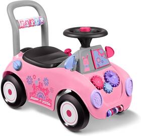 Radio Flyer 603pz Creativity Car Sit To Stand Toddler Ride On Toy Ages 1-3 Pink Kid