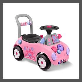 Radio Flyer 82383036 Girls Toddlers Ride-on Push Cars Activity Toys Walker For Kids Pink