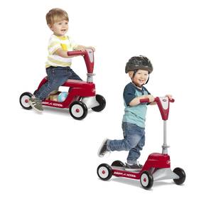Radio Flyer B01flacuuq Scoot 2 Ride-on Grows Your Child Converting From A Seated Toddler