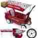 334999 Radio Flyer Four-wheel Children Wagon Toys Child Beach Trolley Storage Bag Sunscreen Canopy 102830