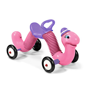 Radio Flyer Inchworm Classic Bounce And Go Toddler Ride-on Pink
