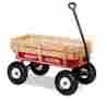 89264 Radio Flyer New Kids Red Full Size All Terrain Steel And Wood Cargo Toy Wagon 30565