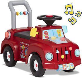 Radio Flyer Tinker Truck With Lights And Sounds Toddler Ride On Ages 1-3 Red