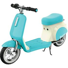 Razor 02324 Kids 12v Retro Euro-style Battery-powered Electric Scooter Ages 7 Blue