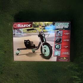 Razor 20036546 360 Mini Teal Degrees Caster Tricycle Easy Drifting For Child 3