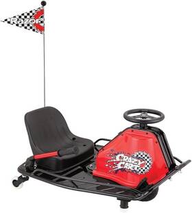 Razor 654968 Crazy Cart Black/red Colored With Charger And Manual Rzr25143490ob