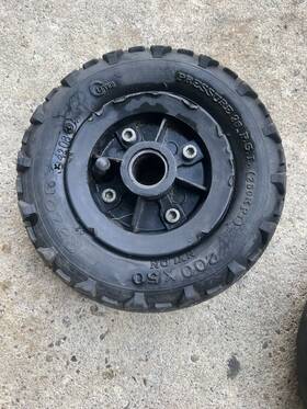 Razor W25143501048 Oem Part # Wheel For Dune Buggy No Bearing
