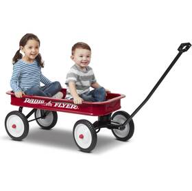 Rdio Flyer 826705634612 Kids Classic Wagon Steel Ride-on Toy 10-inch Wheels Timeless Design Red New