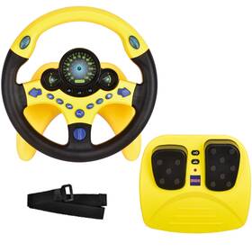 Jr2512150114 Redcrab Steering Wheels With Brake And Gas Pedals Toy For Kids Simulated Driv Jr2512150114 Redcrab Steering Wheels With Brake And Gas Pedals Toy For Kids Simulated Driv