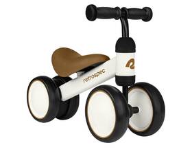 Retrospec 4504 Cricket Baby Walker Bike Eggshell 4 Wheels 12-24 Months