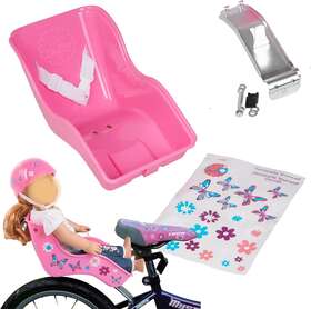 Ride Along Dolly 445018993914 Pink Bike Seat Decorate Diy Fits Standard Dolls