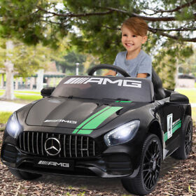 Ride On Car For Kids 12v Licensed Mercedes Benz Amg With Parent Remote Control