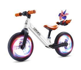Ridego Es77 Toddler Balance Bike 2 Year Old 12 Inch Colorful Lighting Ki... Fast Ship