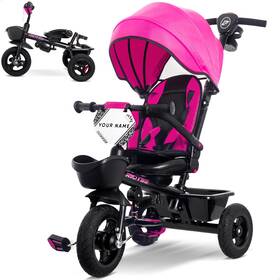 Ridyee 850063575324 7-in-1 Tricycle For 18 Months To 5 Years All-terrain Rubber Tires Du