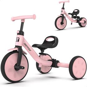 Ridyee 850063575409 4-in-1 Toddler Tricycle For Ages 18 Months To 3 Years Tool-free Mode Switch