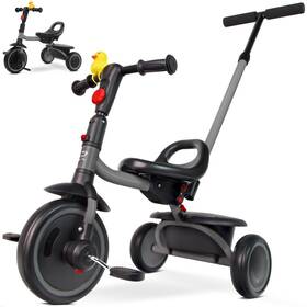 Ridyee Rdt03-grey Tricycle For Toddlers 18 Months To 5 Years With Removable Push Handle