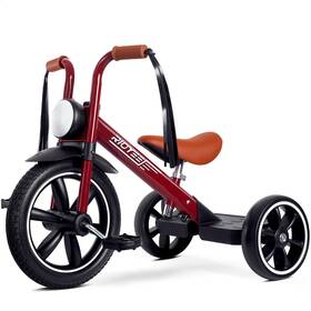 Ridyee Rdt16-maroon Toddler Tricycle For 2 To 5 Years Trike 3 With Front Light 12 Inc