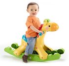 Y9155 Rockin Toy Fisher Giraffe Price Lights Music Tunes Ride