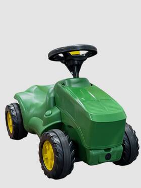 Rolly Toys 690478132077 Green John Deere Minitrac Foot To Floor Tractor Kids Ride-on
