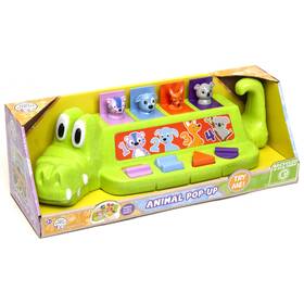 Roo Crew 58026 Crocodile Pop-up - Wooden Animal Toy Shapes Colors Numbers 1-4 2