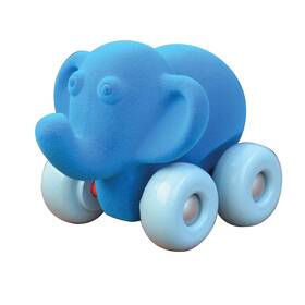 Rubbabu Rbb-20129pol Pink Elephant Aniwheels Baby Toy 7 Inch - 12 Months And Up
