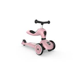 Scoot & Ride 897033962704 2-in-1 Ride-on And Stand Kids Scooter Ages 1 To 5 Highwaykick Rose