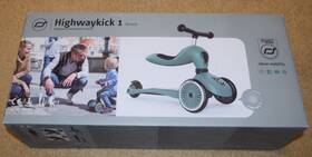 Scoot & Ride Srus-hwk1-forest New Highwaykick 1 Childrens Adjustable Sit/stand 2 In Scooter Forest