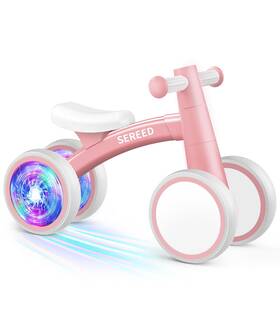 Sereed B0cpydlnvg Colorful Lighting Baby Balance Bike Toys For 1 Year Old Boys Girls 12-2