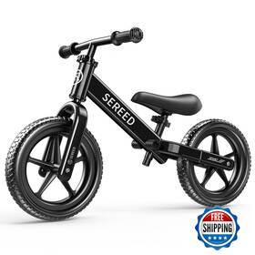 Sereed B0ddq4jgyn Toddler Balance Bike 2-5 Yrs No Pedal Kids Toy Adjustable Black