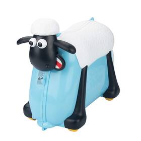 Shaun The Sheep 770887916243 Kids Ride-on Suitcase Carry-on Luggage Bluenew