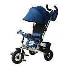 Shi0724426495810fh Outdoor Lightweight Adjustable Convertible Tricycle Stroller Blue