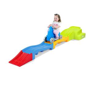 Simplay3 850053573323 Deluxe Expandable Roller Coaster With Tracks Downhill Race Track For Growing