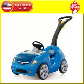 Step2 313043716792 Whisper Ride Ii Kids Blue Push Car And On Toy For Toddlers