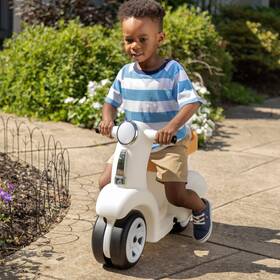 Step2 420700 Ride Along White Scooter Foot To Floor On Toy For Toddlers