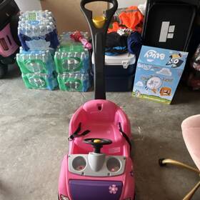 7276 Step2 Pink Push Car Ride-on Toy Model Ages 1-4 4 Wheels