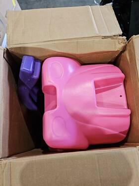 Step2 885924970406 Push Around Buggy Pink Ride On Toy With Seat Belt And Horn For Tod