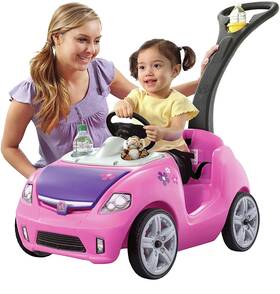 Step2 Ylus-nail-brush-6 Whisper Ride Ii Push Car Pink Toddler On Toy
