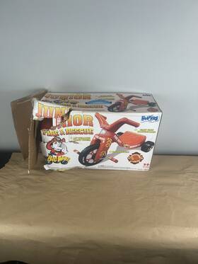 The Original Big Wheel 636060190636 Junior Fire Rescue 8.5 Inches For 18 Months To 3 Years Old Unused Box