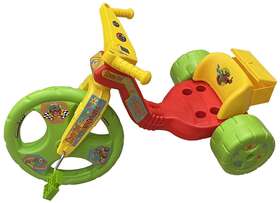 The Original Big Wheel Bw16scoobyyellgreenw1500 16 Inch Racer Classic Trike With Scooby Doo Mystery Machine