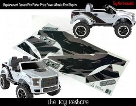 471f8e0d-508e-4 The Toy Restore Replacement Stickers Fits Fisher Price Power Wheels Ford F-150 Rapt