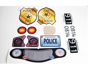 The Toy Restore 671635873941 Replacement Decals Fits Little Tikes Cozy Coupe Ii Car Police Badge