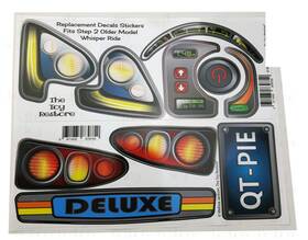 The Toy Restore 671635877321 Replacement Stickers Fits Step2 Older Whisper Ride Ride-on Car
