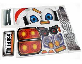 The Toy Restore 671635879264 Stickers Fits Little Tikes Cozy Truck With Eyes Ride-on Decals